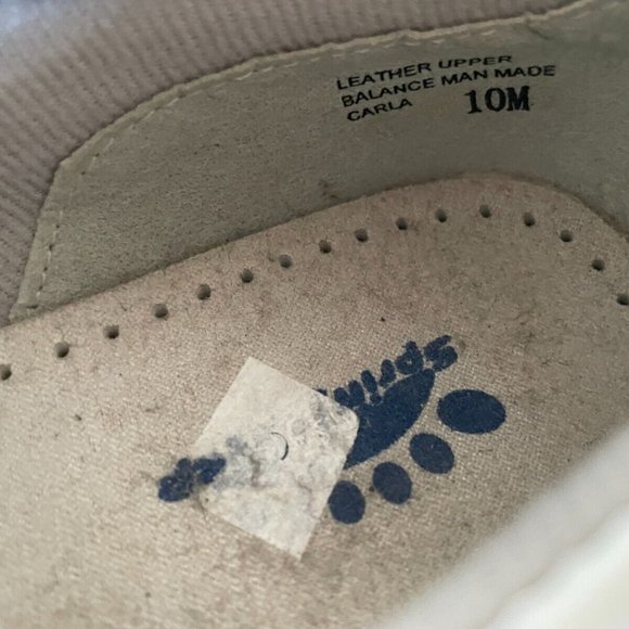 Spring Step Women Shoes White Leather Upper Slip On Sneaker Size 10 - Picture 11 of 12